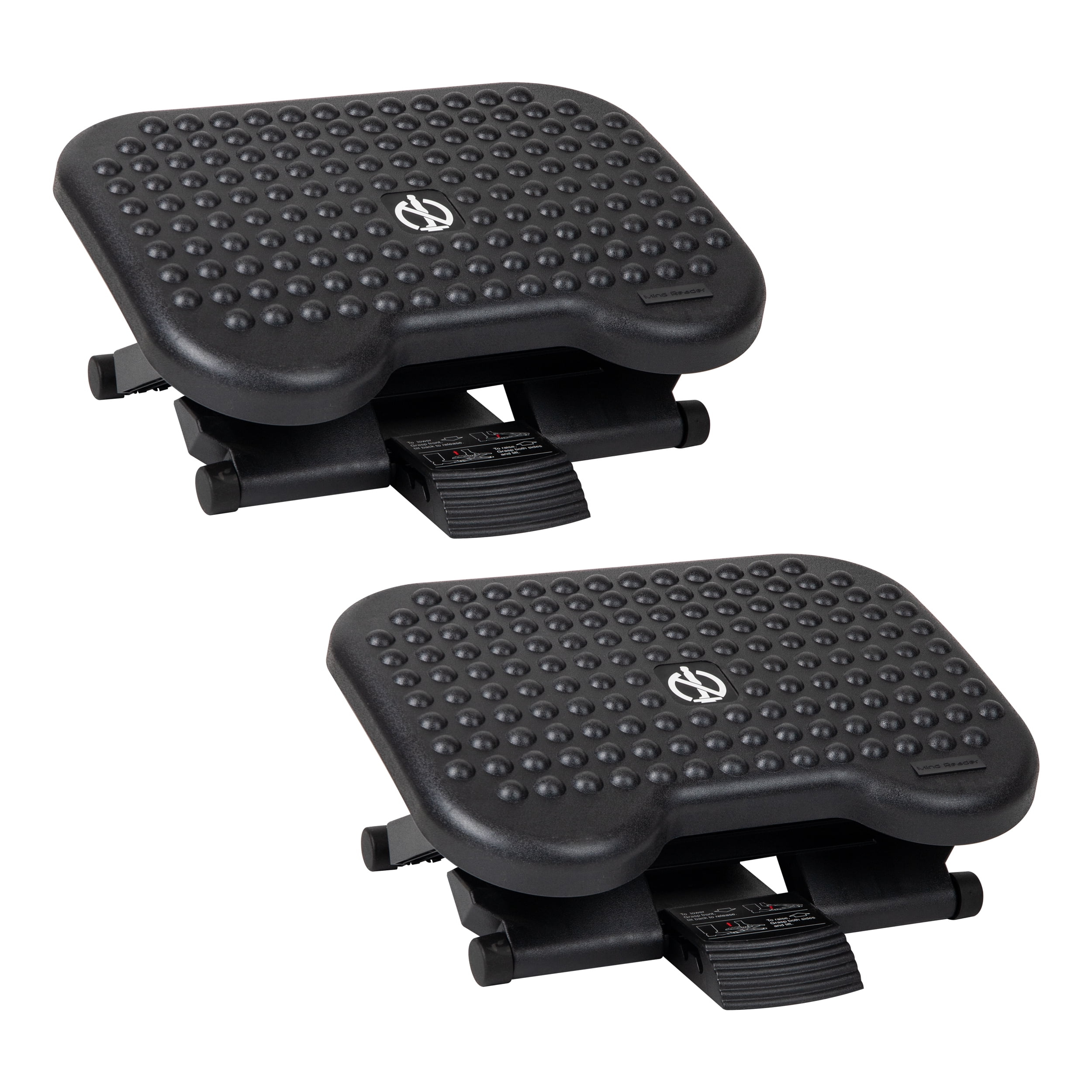 Mind Reader Ergonomic Adjustable Height Footrest