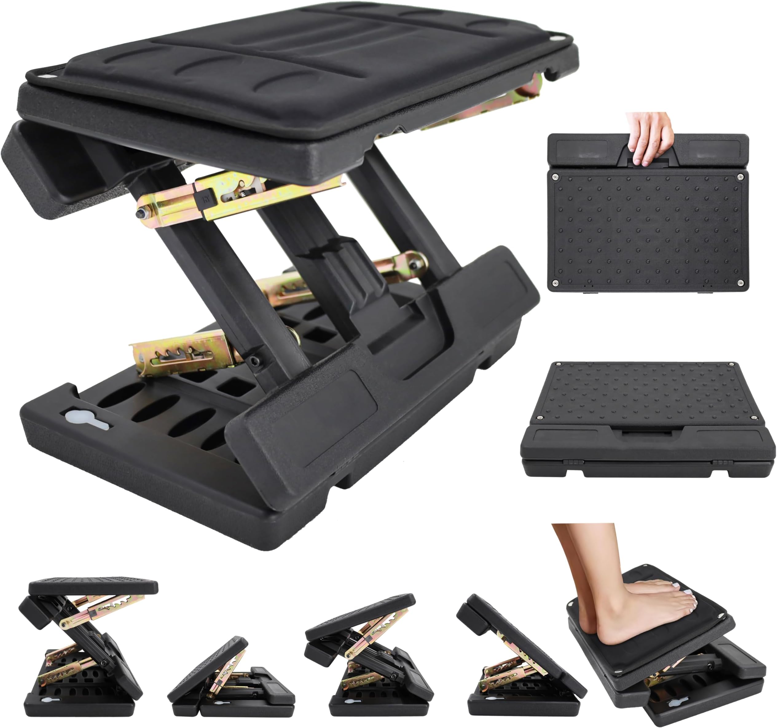Huanuo Ergonomic Under Desk Footrest with Washable Cover