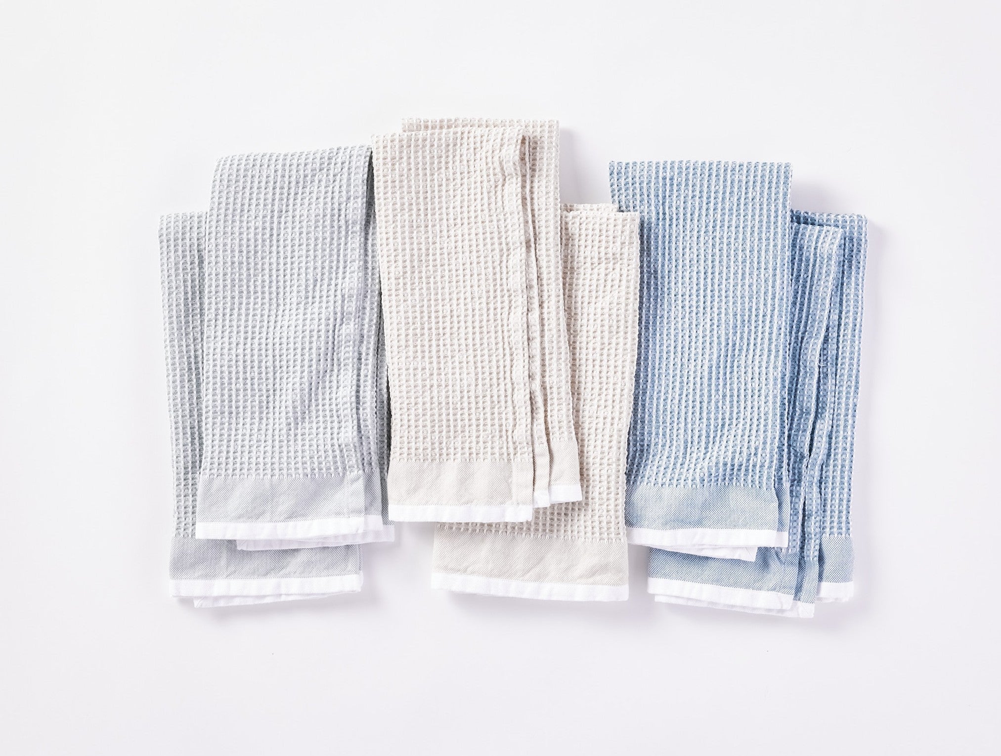 Coyuchi Mediterranean Organic Waffle Towels