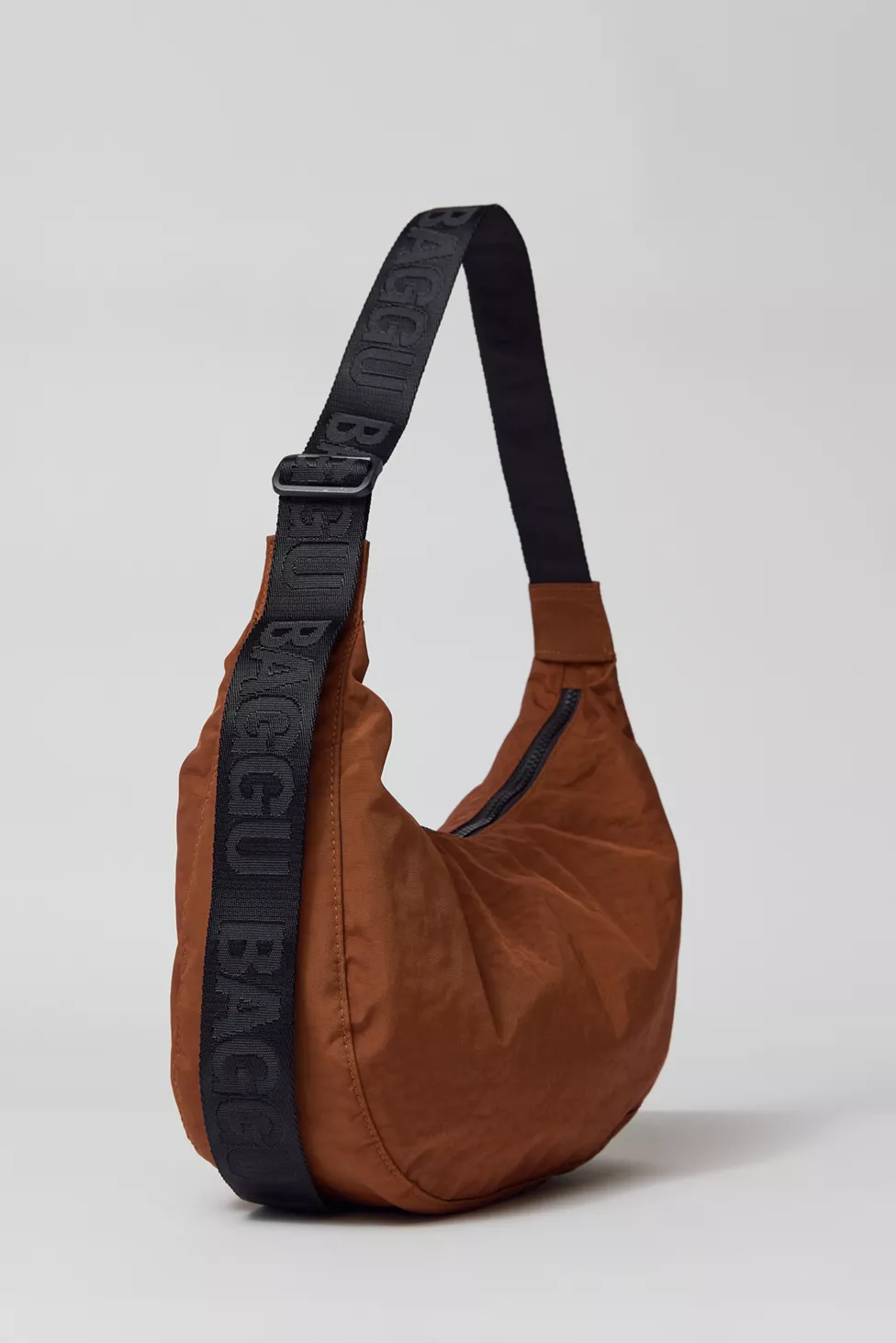 BAGGU Medium Nylon Crescent Crossbody Bag