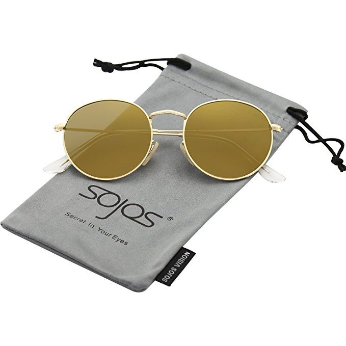 SOJOS Classic Round Polarized Sunglasses (SJ1014)