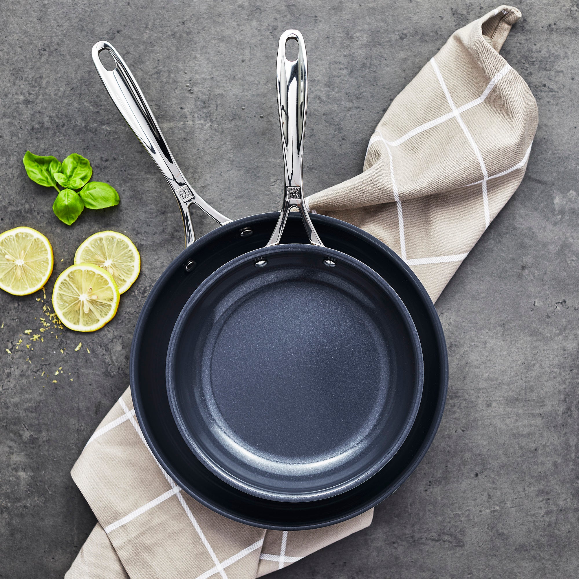 Zwilling Clad CFX Stainless Steel Ceramic Nonstick Skillet