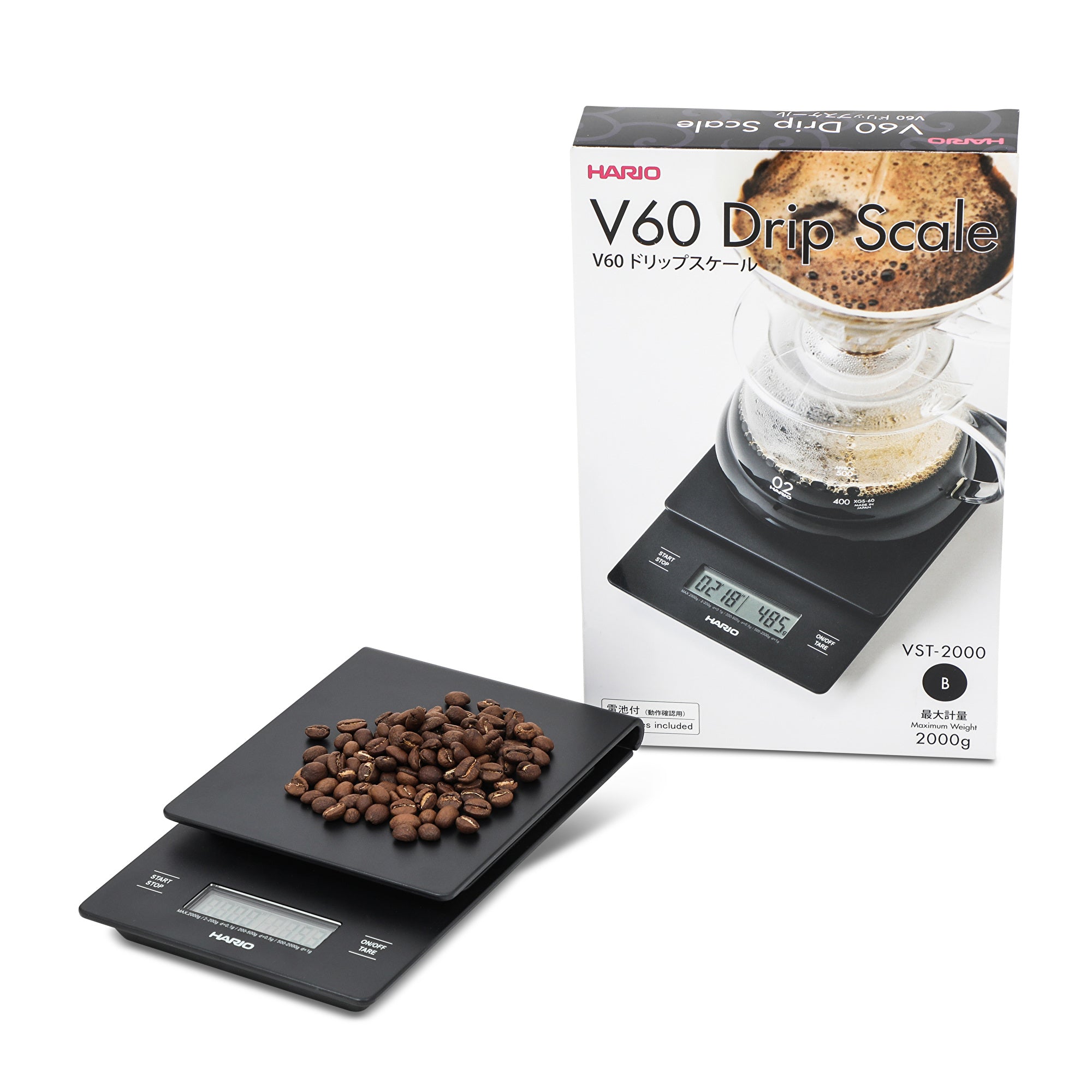 Hario Drip Coffee Scale with Integrated Timer