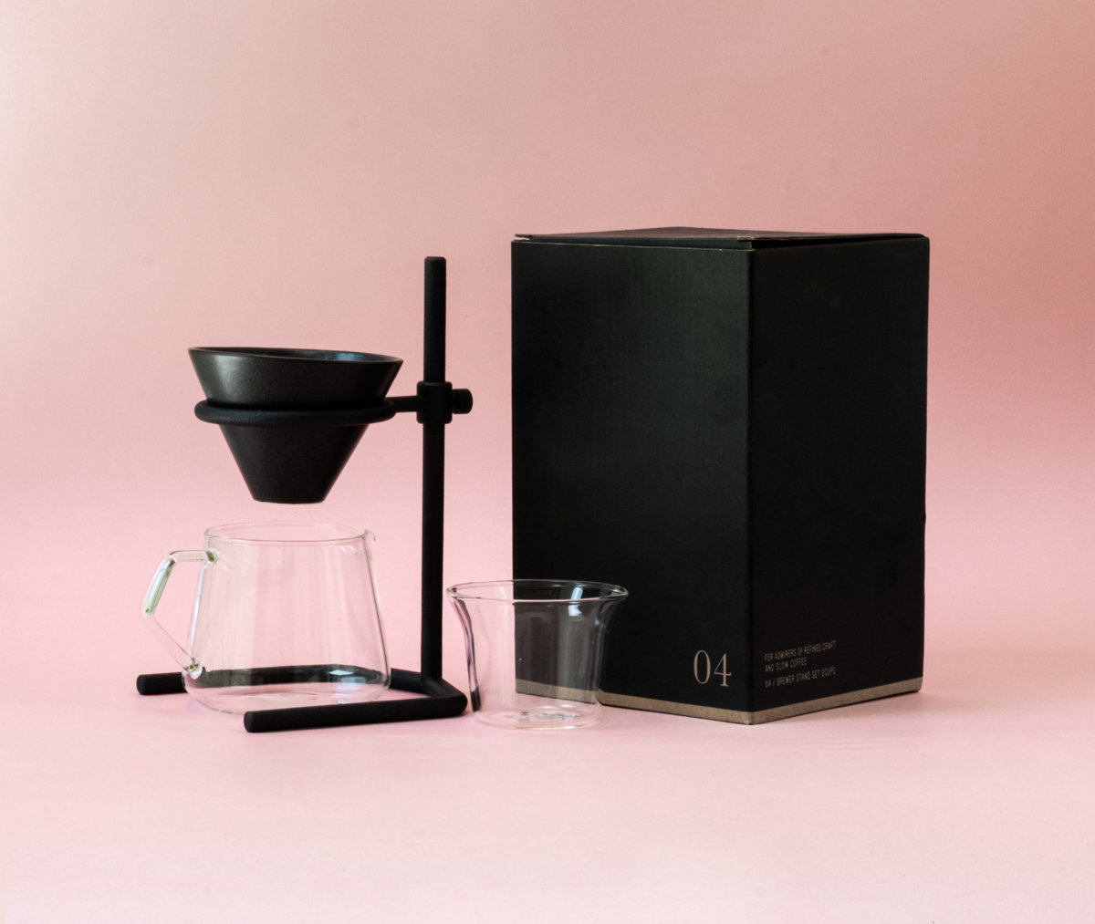 Kinto Slow Coffee Style 4-Cup Brewer Stand Set