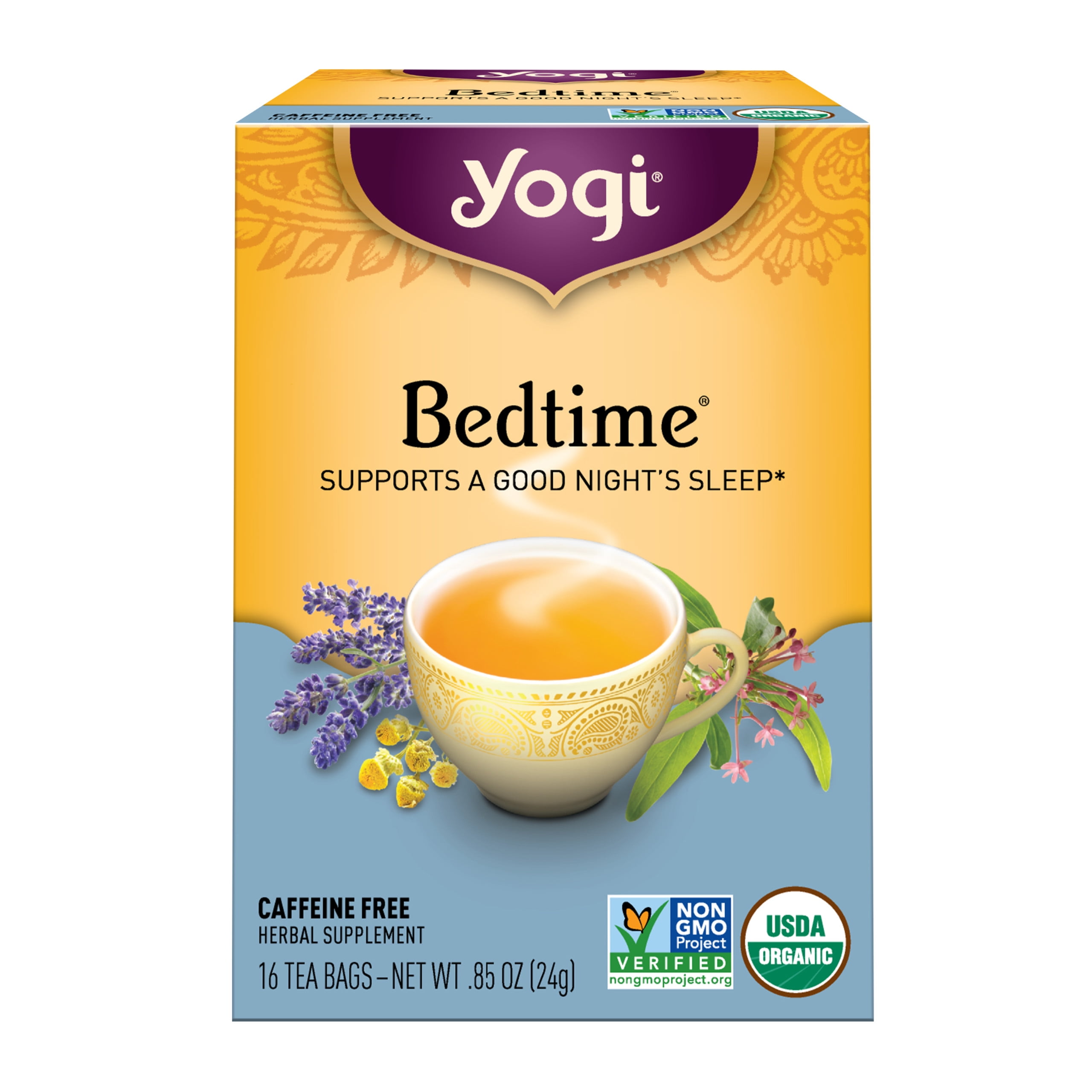 Yogi Tea Bedtime Herbal Tea Blend (Caffeine-Free)