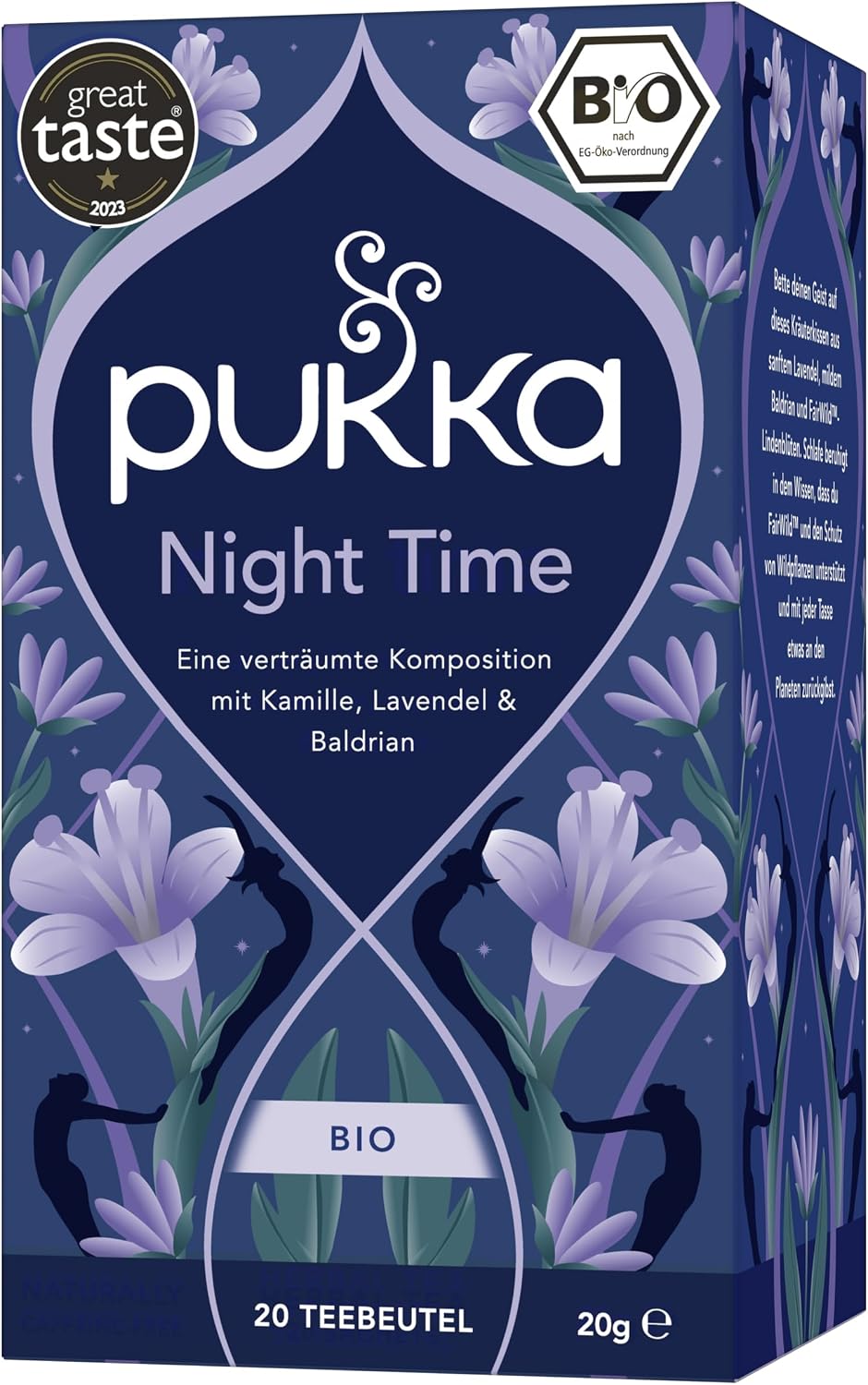 Pukka Herbs Night Time Organic Herbal Tea with Oat Flower & Lavender