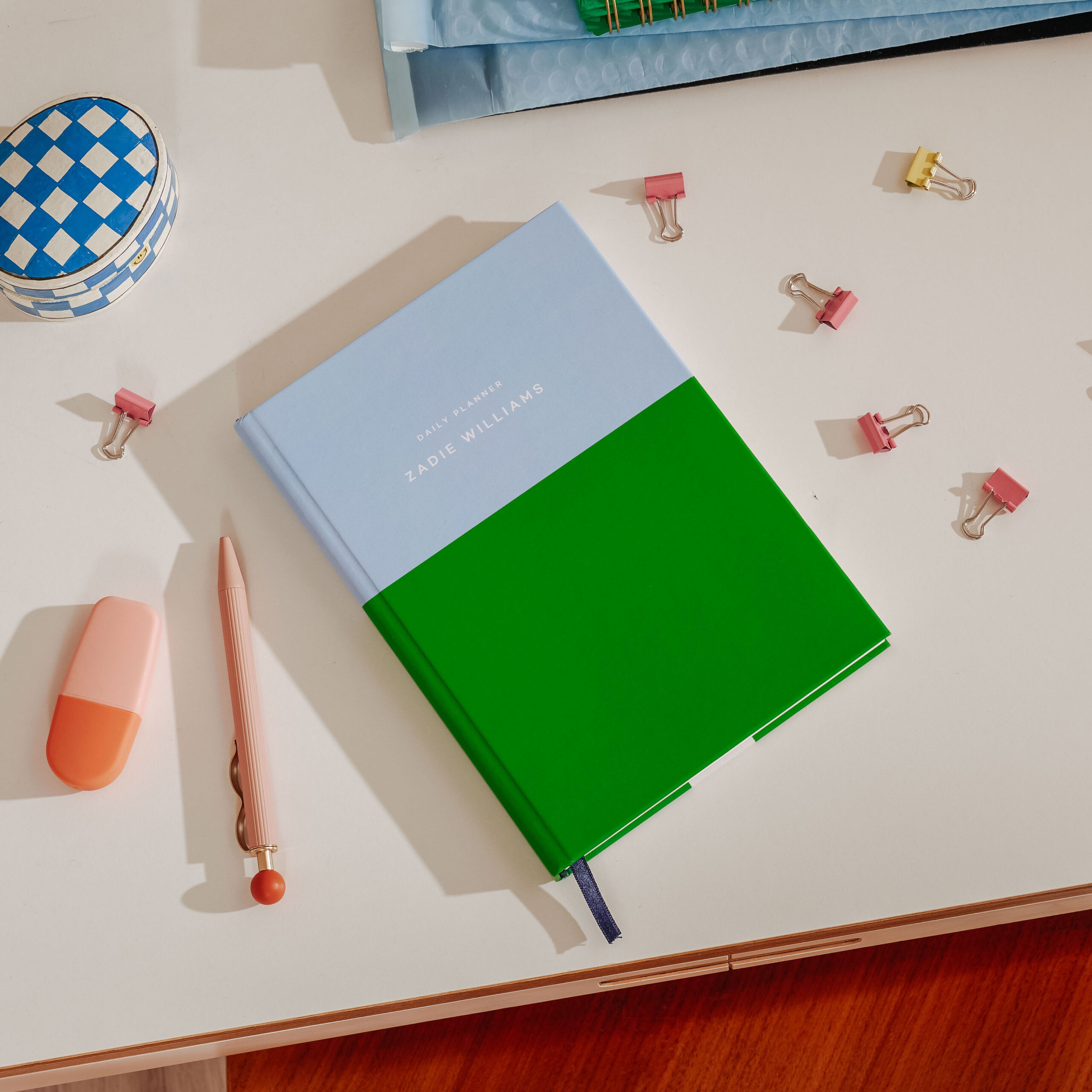 Papier Daily Mindfulness & Goal Planner with Ribbon Marker