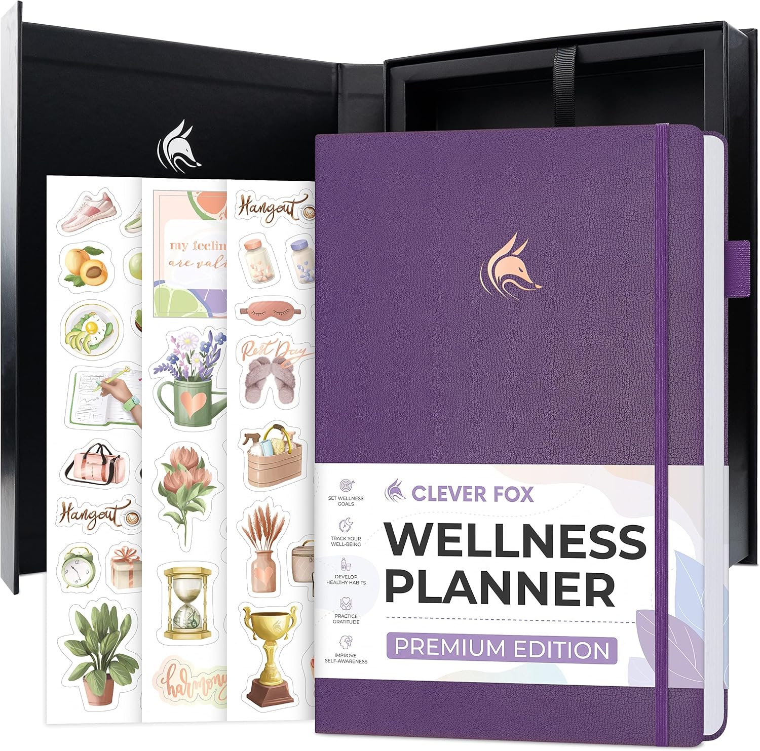 Clever Fox Habit Tracker & Goal-Setting Planner