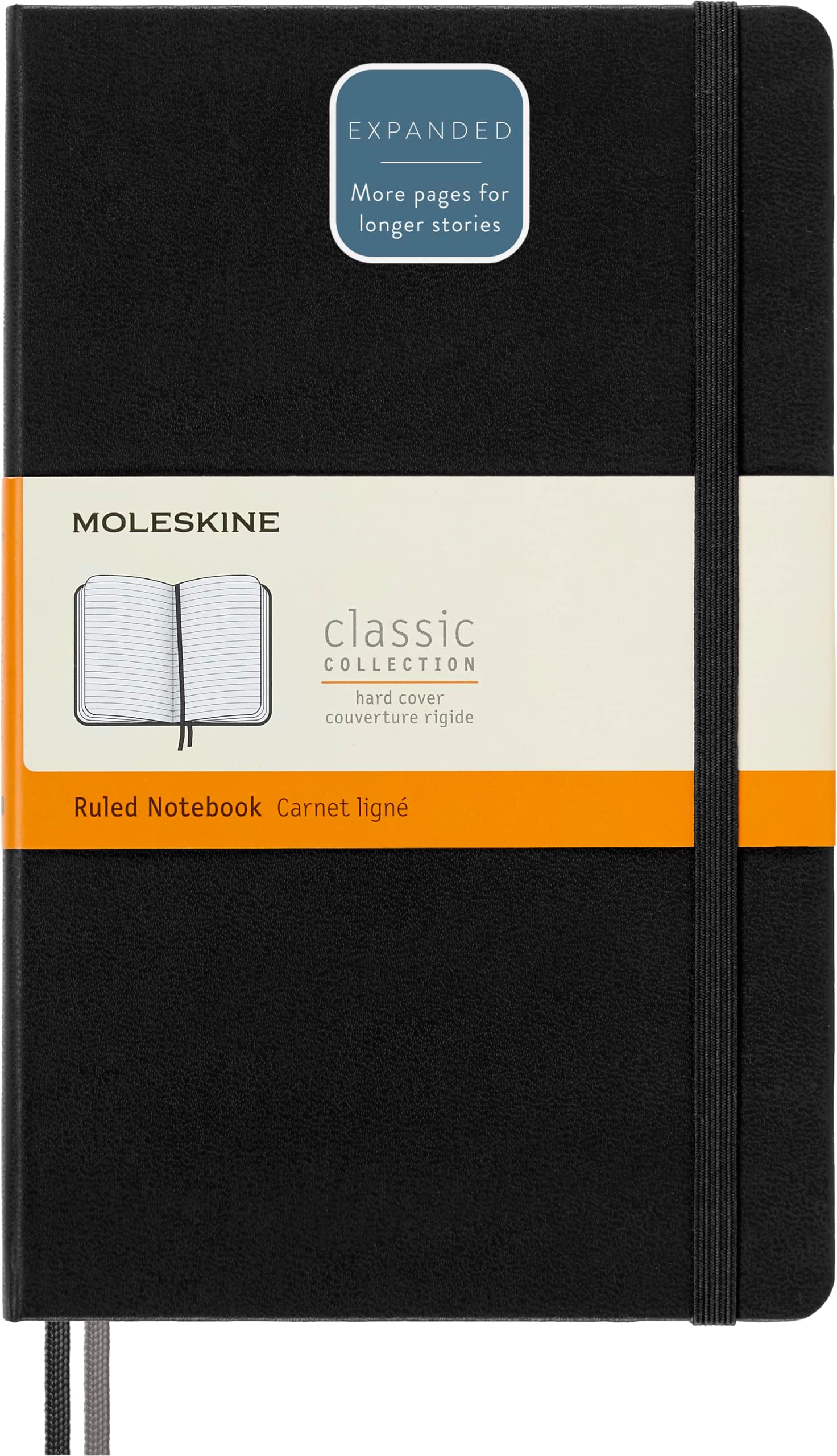 Moleskine Classic Expanded Hard Cover Notebook (400 Pages)