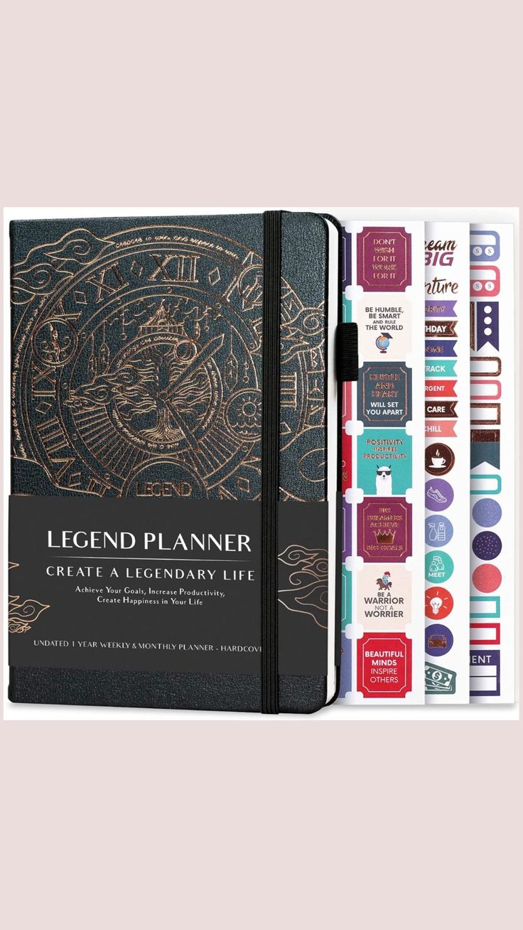 Legend Planner Deluxe Weekly Life Calendar with Stickers