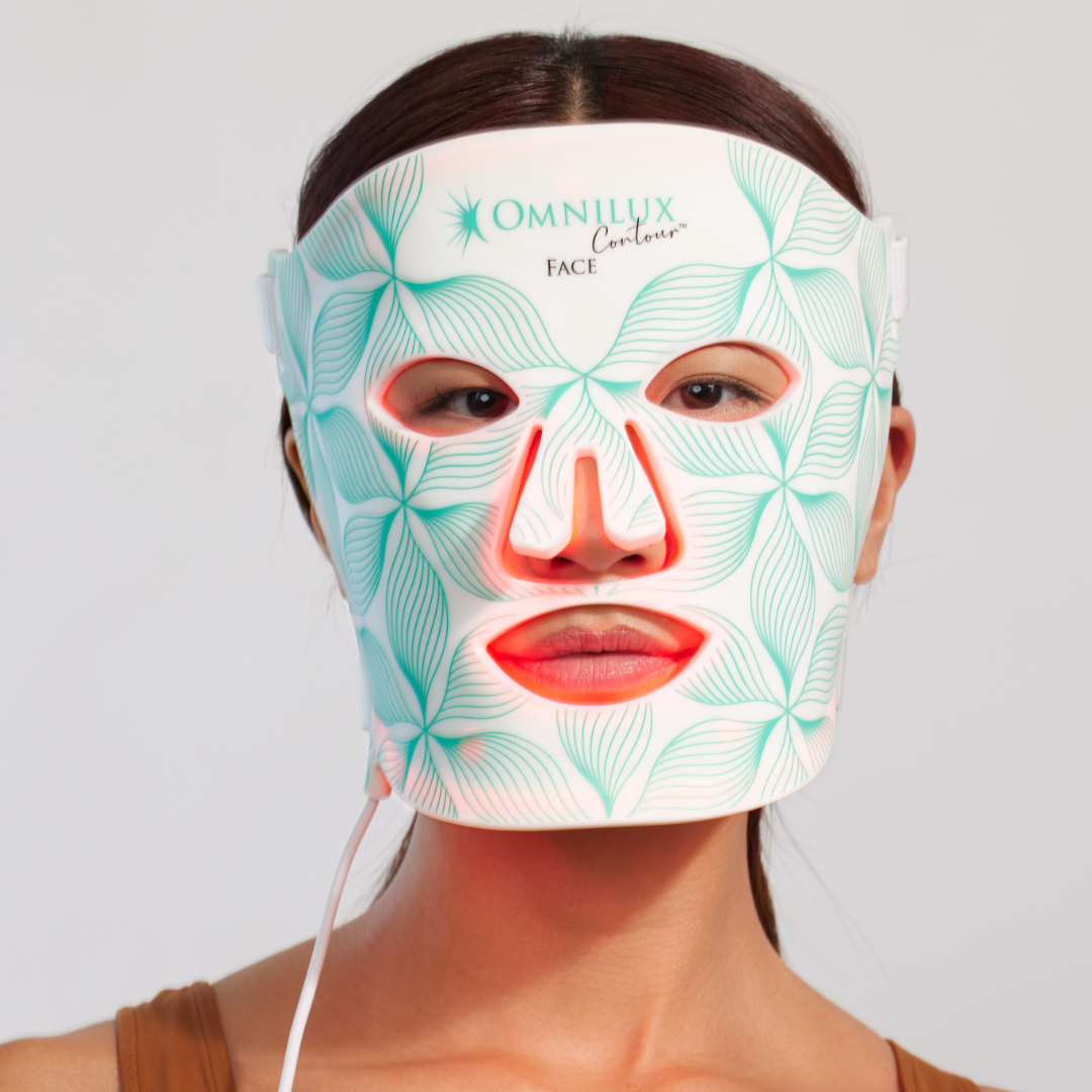 Omnilux Contour Face Red Light Flexible Mask