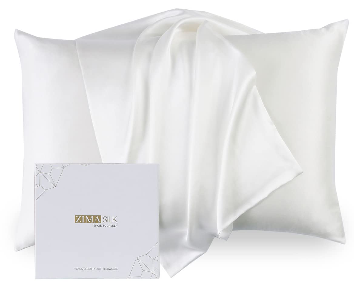 Zimasilk 100% Mulberry Silk Pillowcase for Hair & Skin