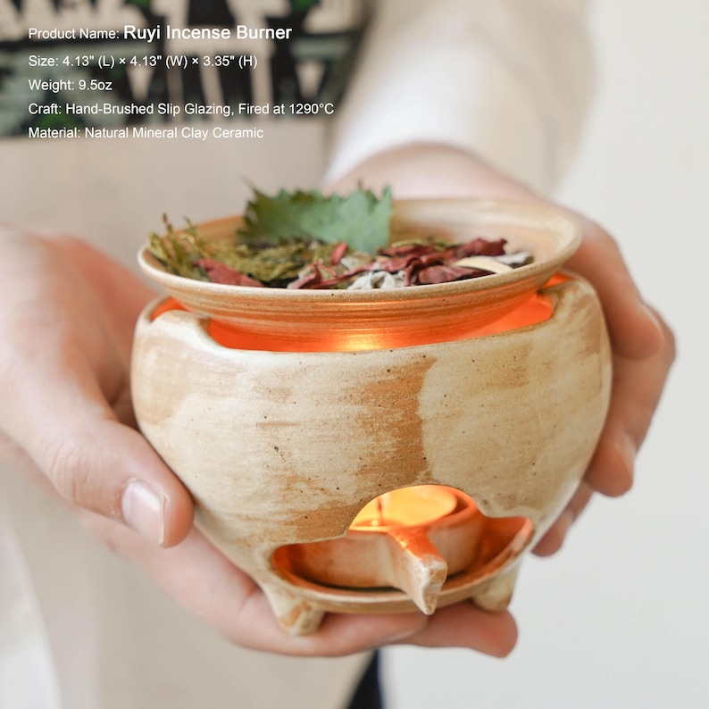 ASaP Studio Minimalist Ceramic Tea Light Oil Burner
