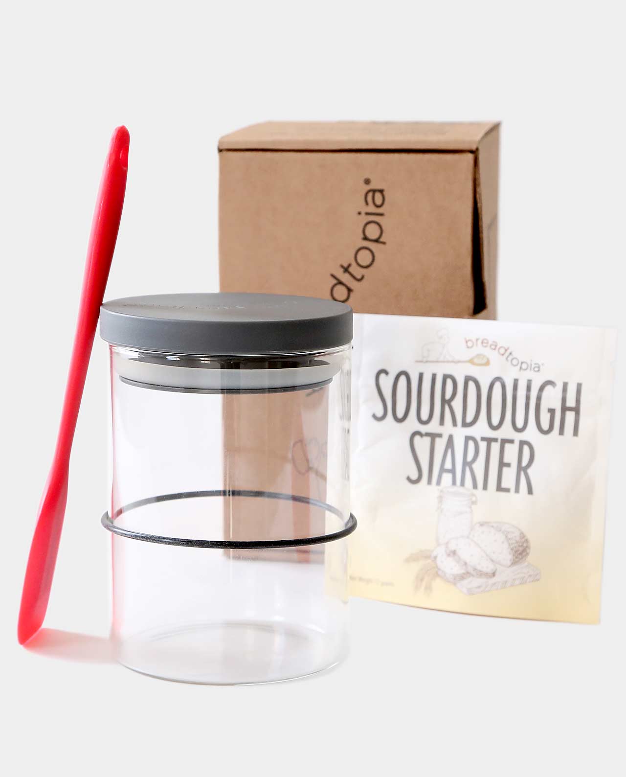 Breadtopia Sourdough Starter Kit & Danish Dough Whisk