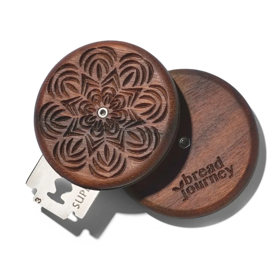 UFO Bread Lame by Wire Monkey Walnut Wood
