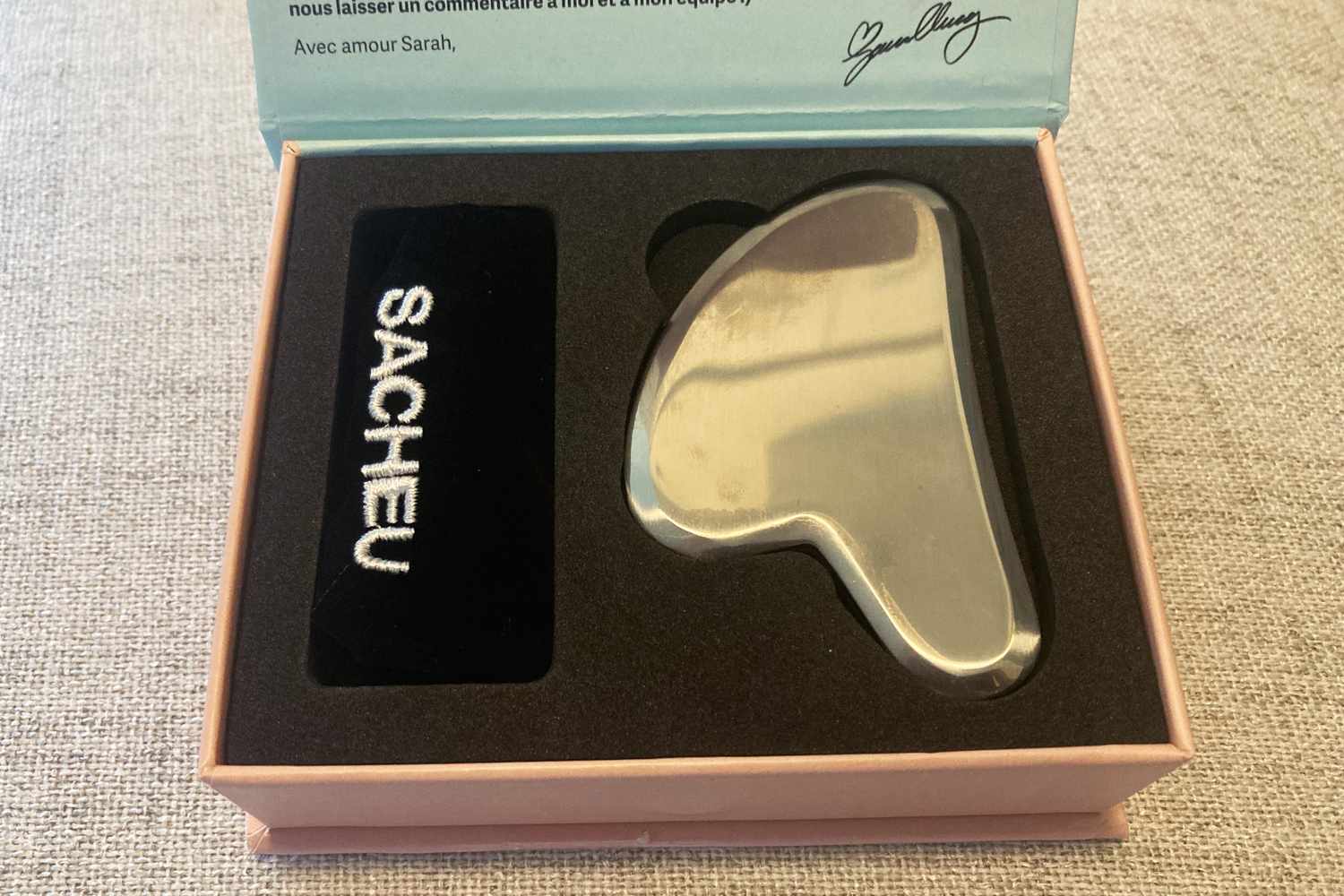 Sacheu Stainless Steel Gua Sha Facial Sculpting Tool