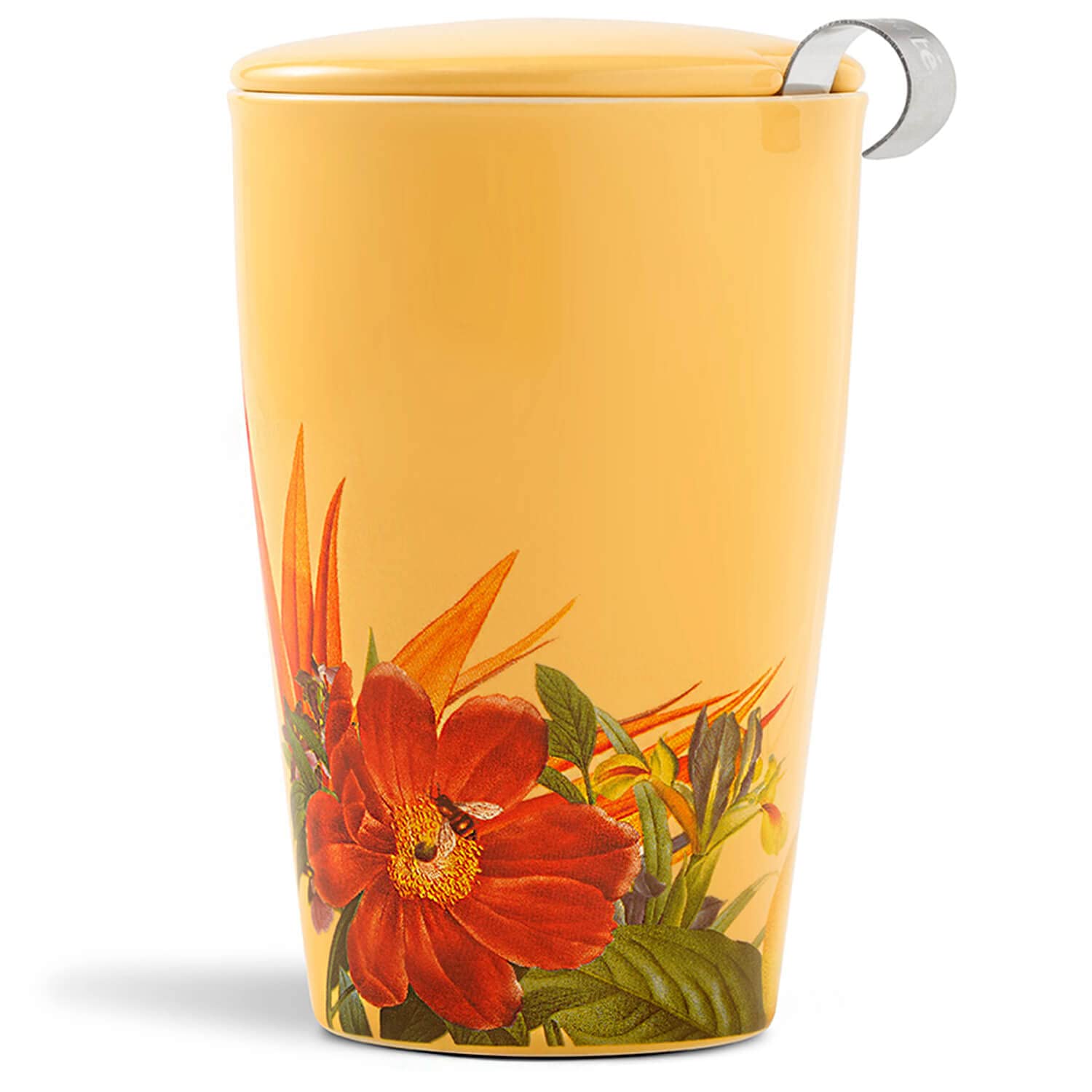 Tea Forte Kati Cup Ceramic Tea Infuser Cup with Steeping Basket