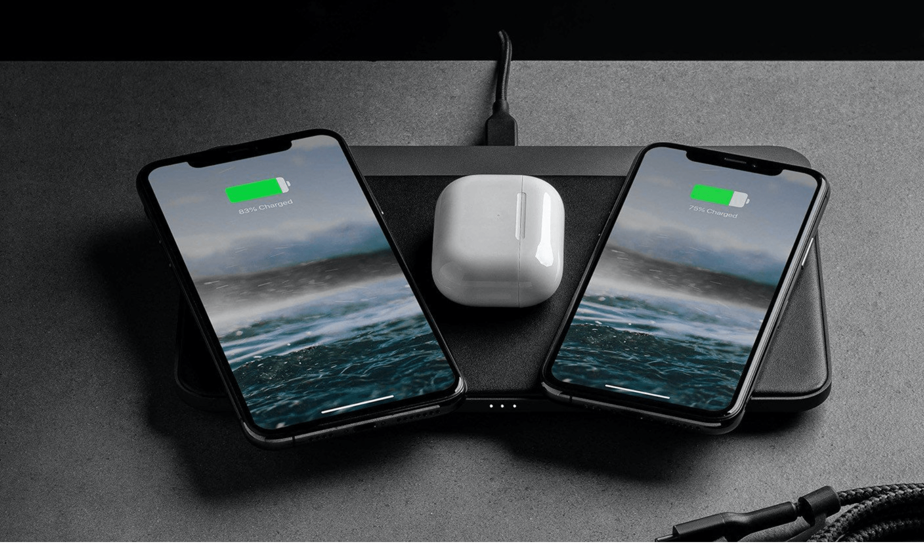Nomad Base Station Pro Full-Surface Wireless Charging Hub