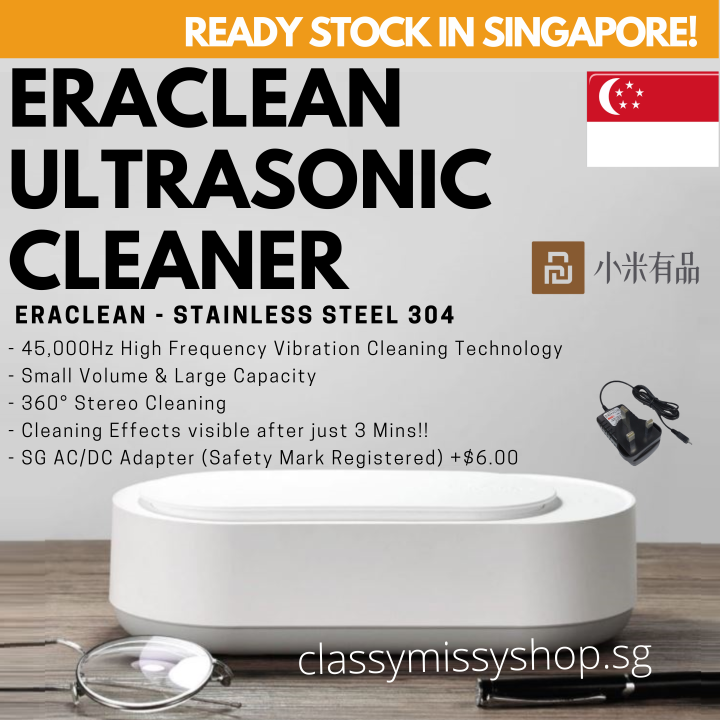 EraClean Portable Ultrasonic Cleaner 45000Hz