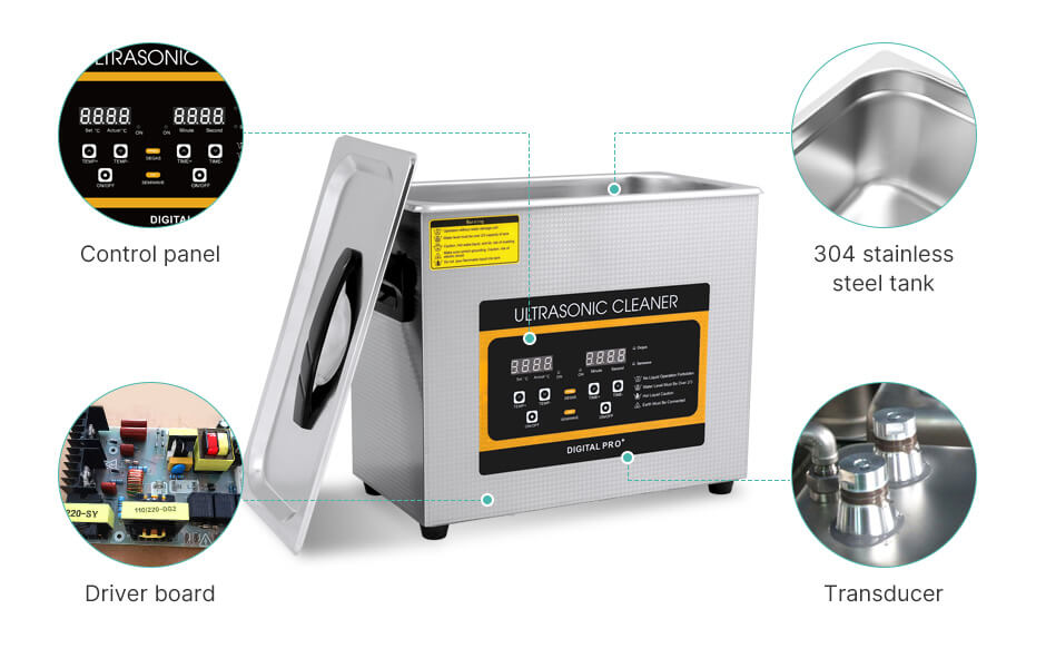 Joyzan Ultrasonic Cleaning Machine for Dentures & Rings
