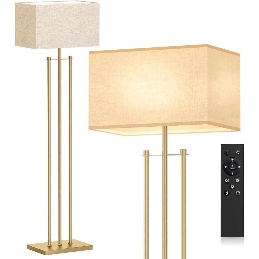 Addlon Modern Nordic Standing Lamp with 3 Color Temperatures