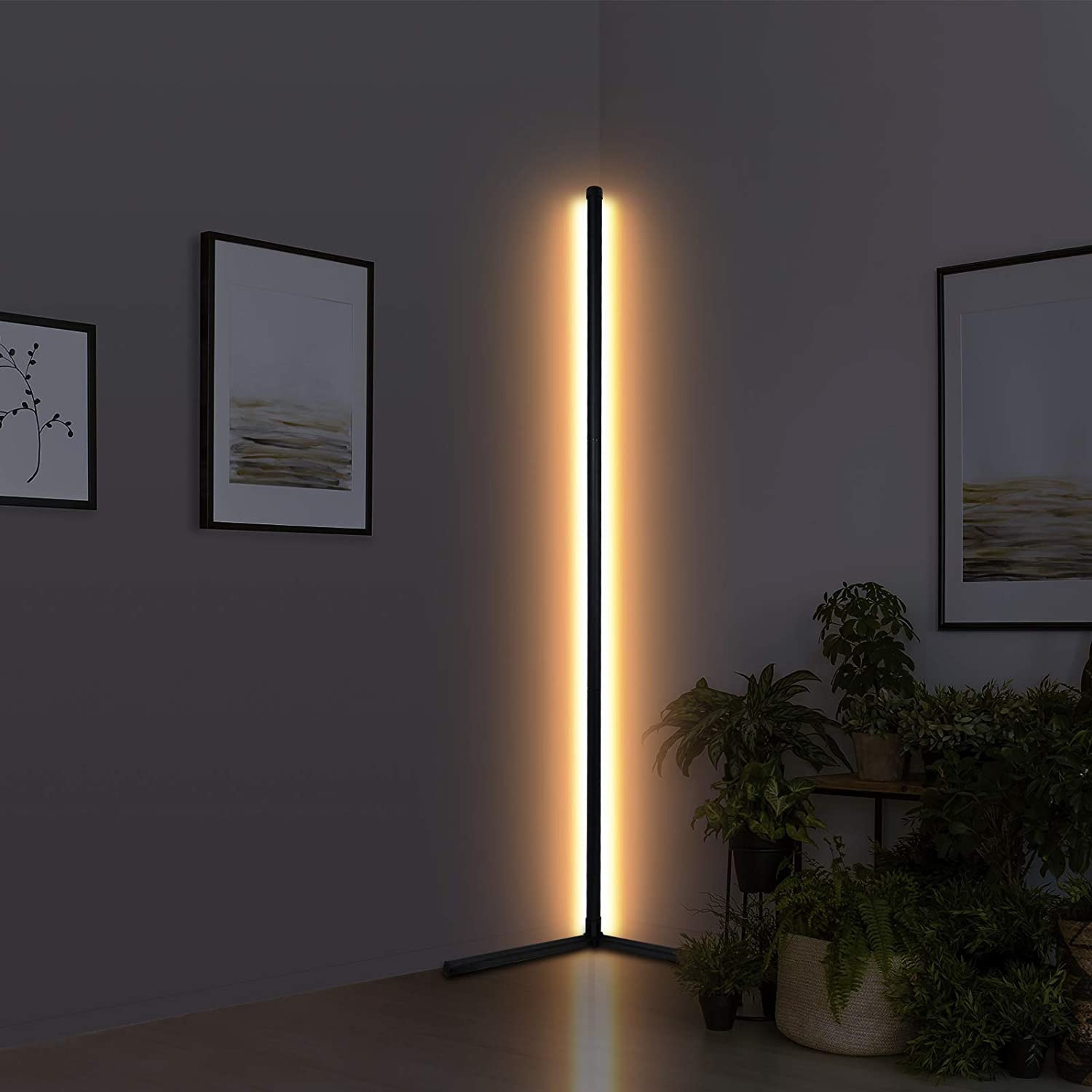 Tomshine Minimalist Nordic Linear Standing Corner LED Lamp