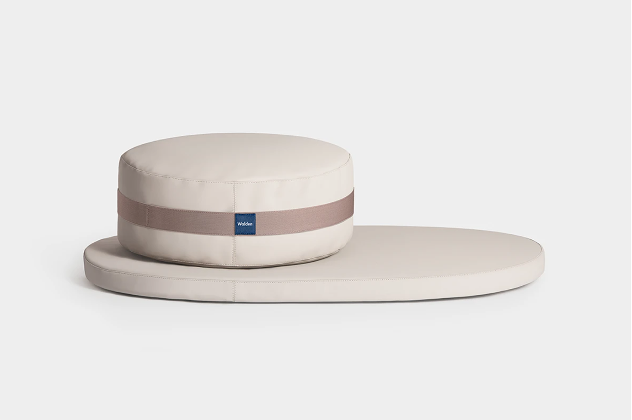 Walden Meditation Cushion Set with Memory Foam & Buckwheat