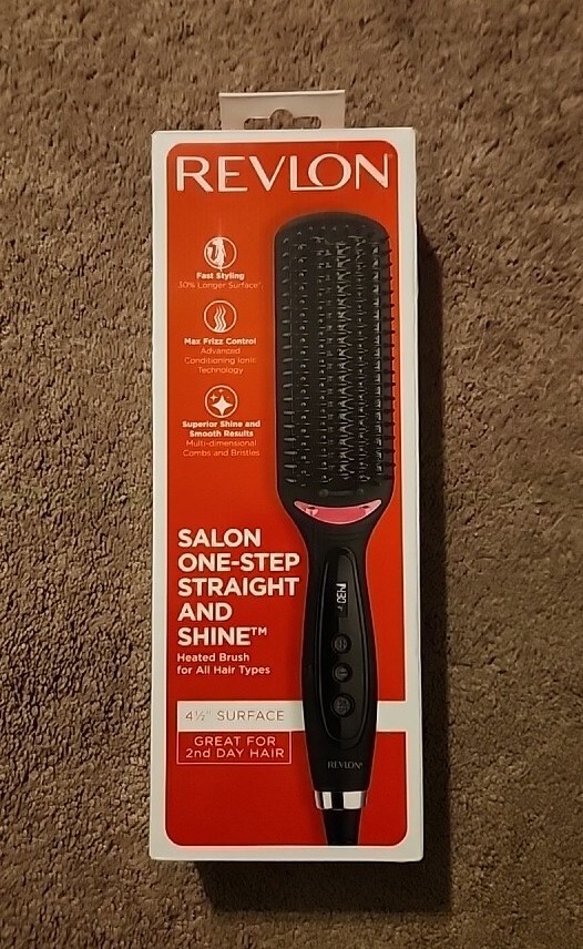 Revlon XL Hair Straightening Heated Styling Brush