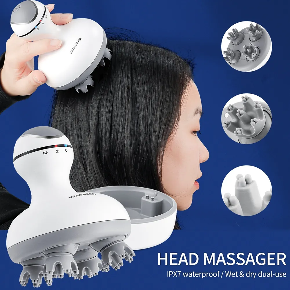 Vanrro Electric Vibrating Waterproof Scalp Massager