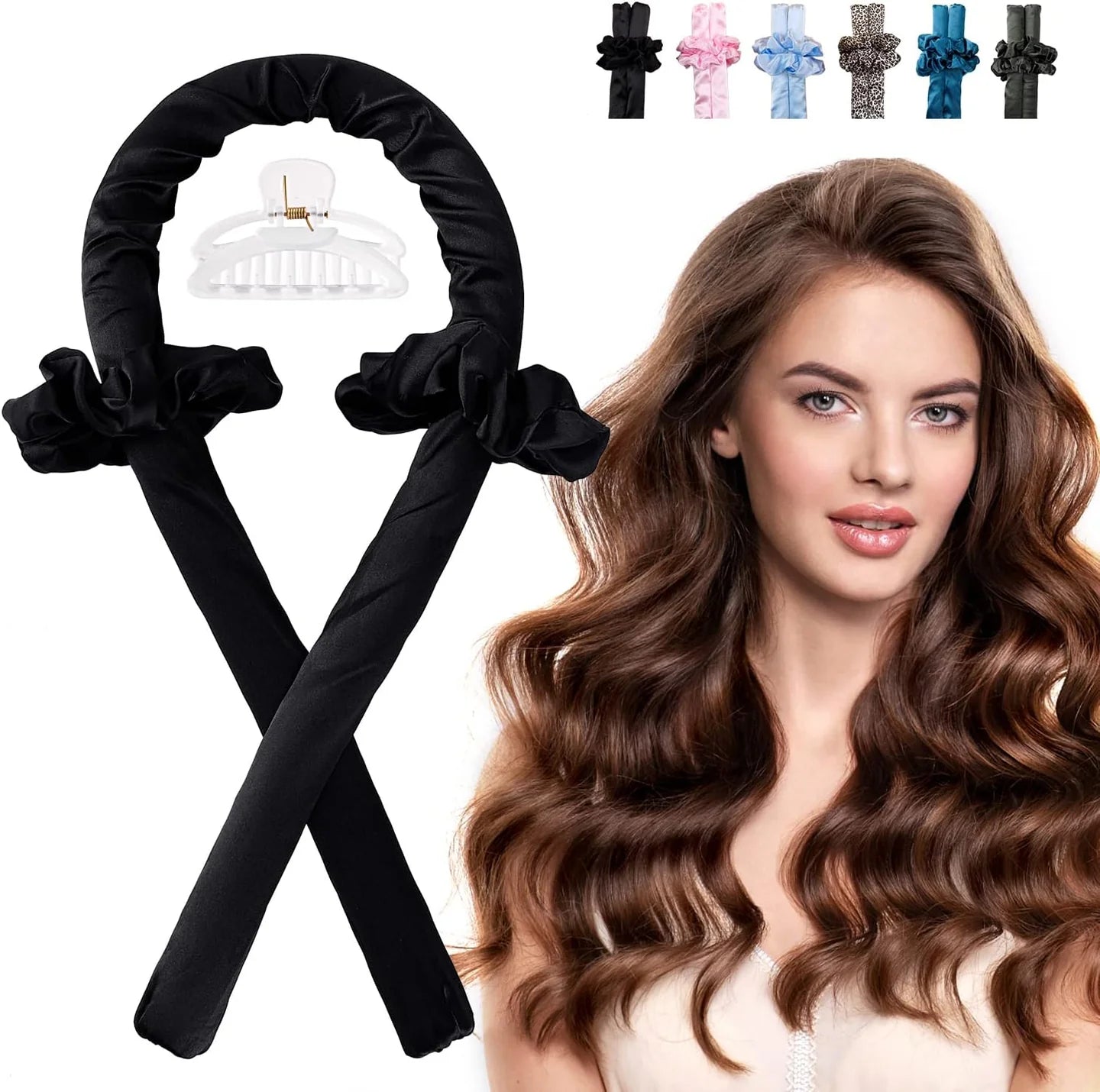 Ecoluxury Mulberry Silk Long Hair Curling Rod 39-Inch