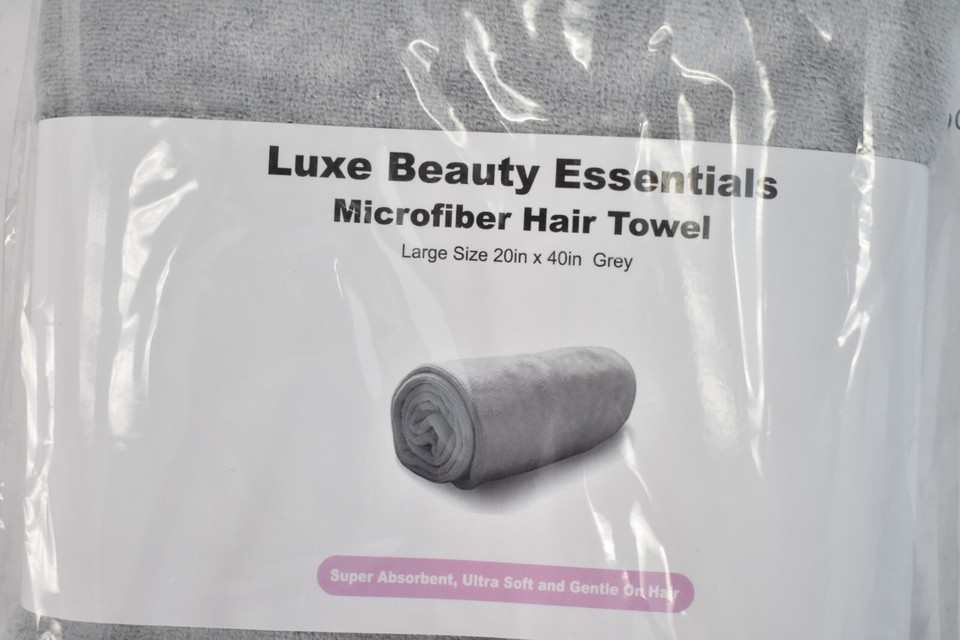 Luxe Beauty Essentials Microfiber Hair Towel