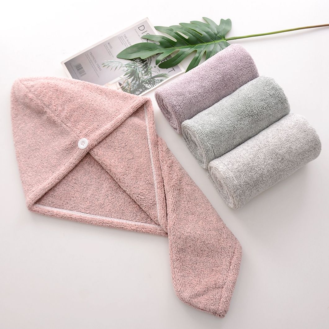 Bedsure Bamboo Rayon & Microfiber Waffle Hair Turban