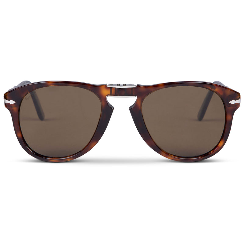 Persol 714 Series Foldable Polarized Pilot Sunglasses