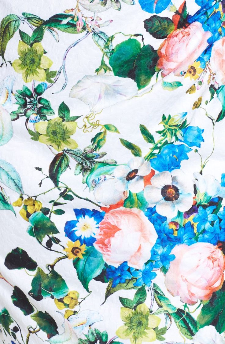 Echo Design Botanical Bloom Silk Square Foulard