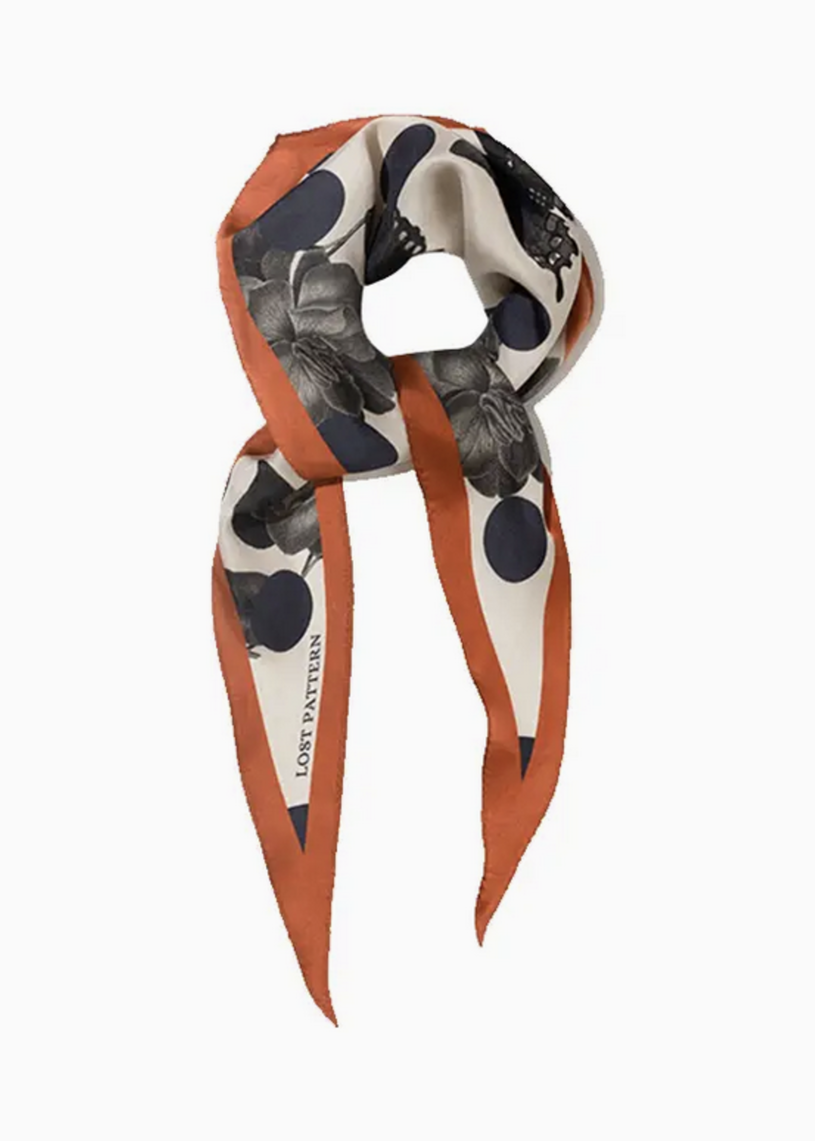 Lost Pattern NYC Pure Mulberry Silk Diamond Neckerchief
