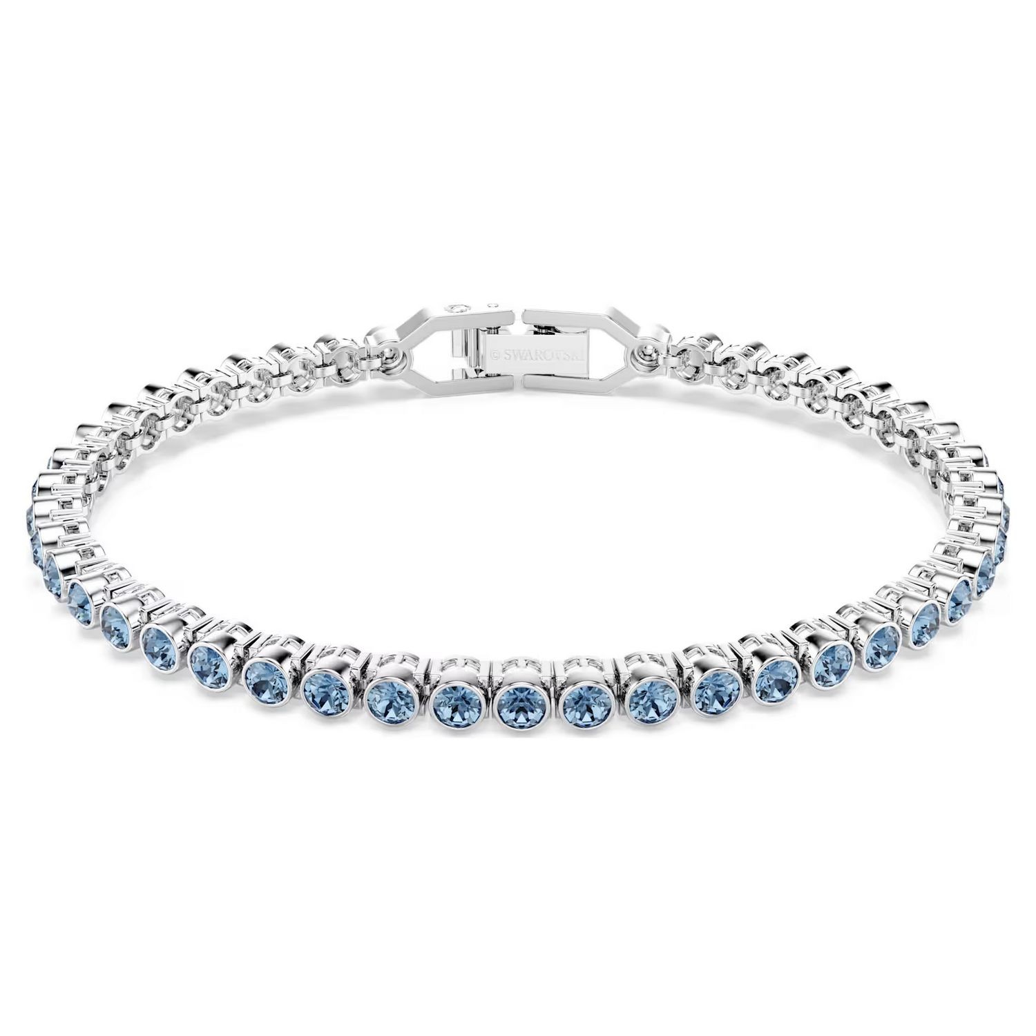 Swarovski Emily Rhodium-Plated Tennis Bracelet