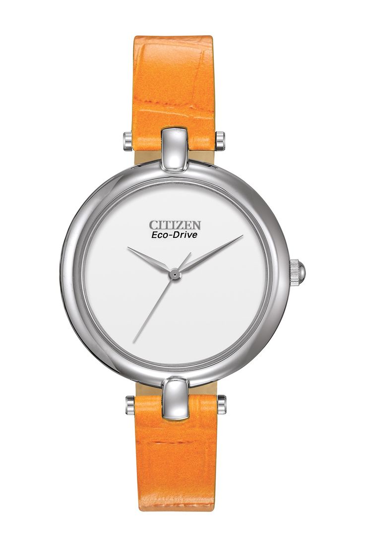 Citizen Eco-Drive Silhouette Petite Leather Watch