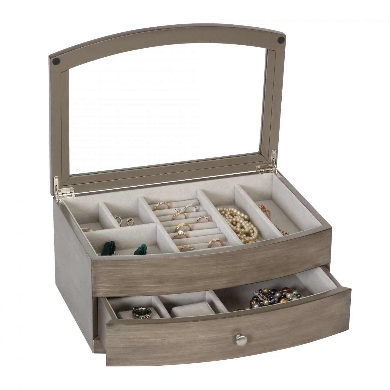 Mele & Co. Chelsea Travel Jewelry Case with Zipper Closure