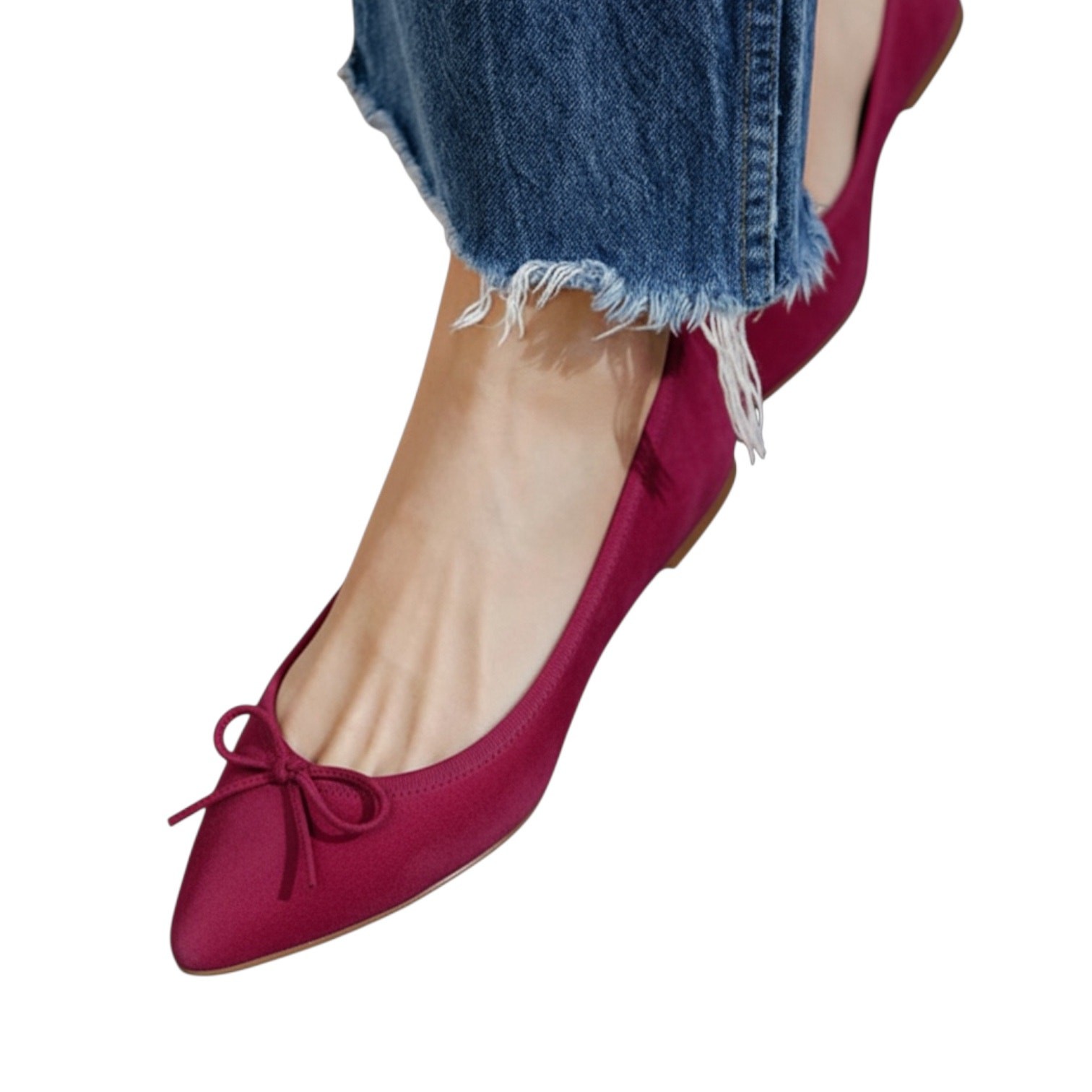 Margaux The Pointe Italian Suede Ballet Flat