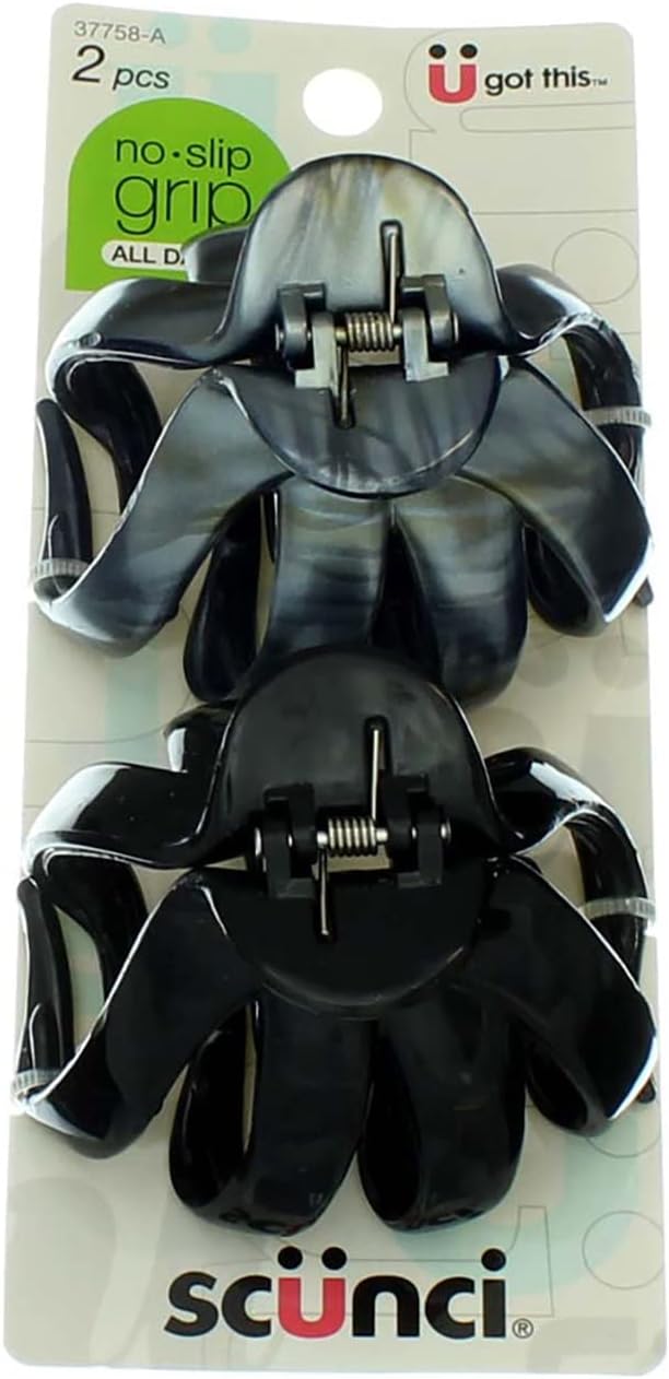 Scünci No-Slip Grip Octopus Clip Matte Large