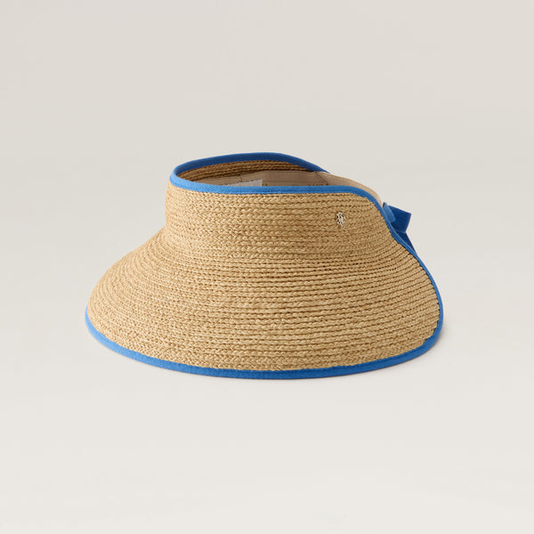 Helen Kaminski Mita Natural Raffia Sun Visor