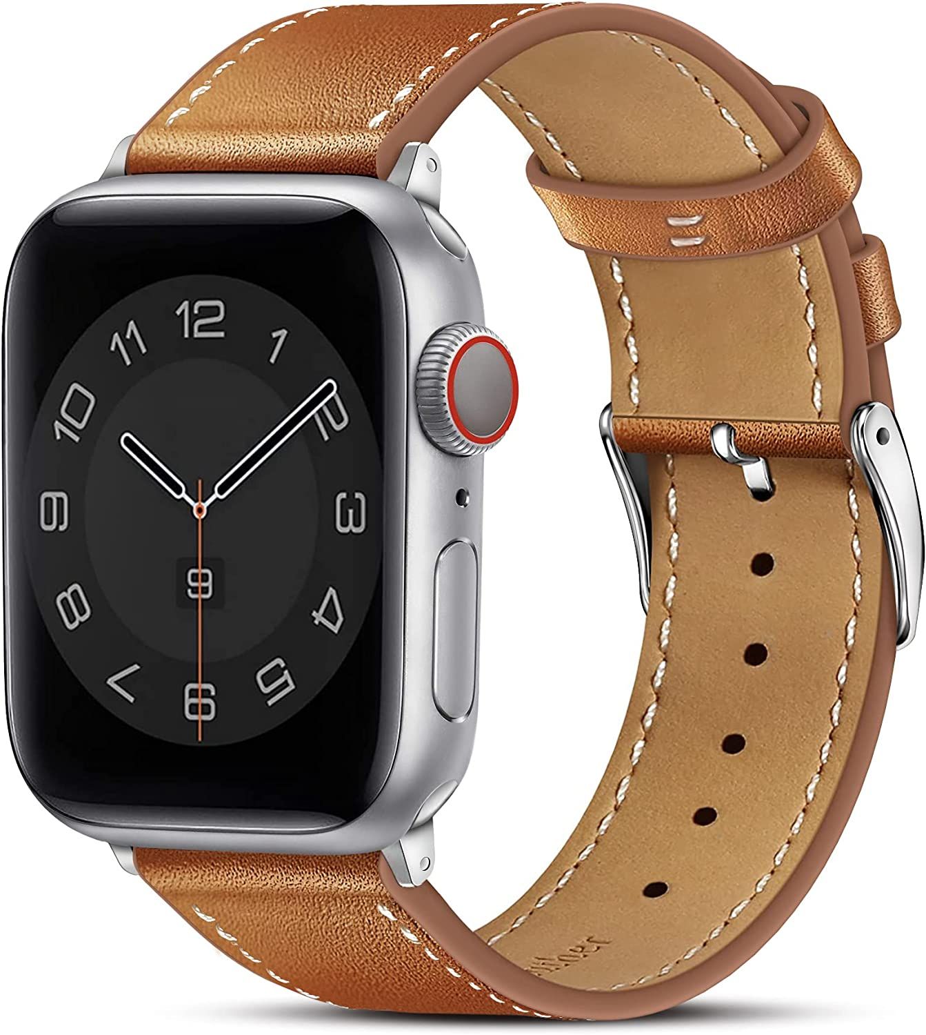 Marge Plus Slim Genuine Leather Apple Watch Band