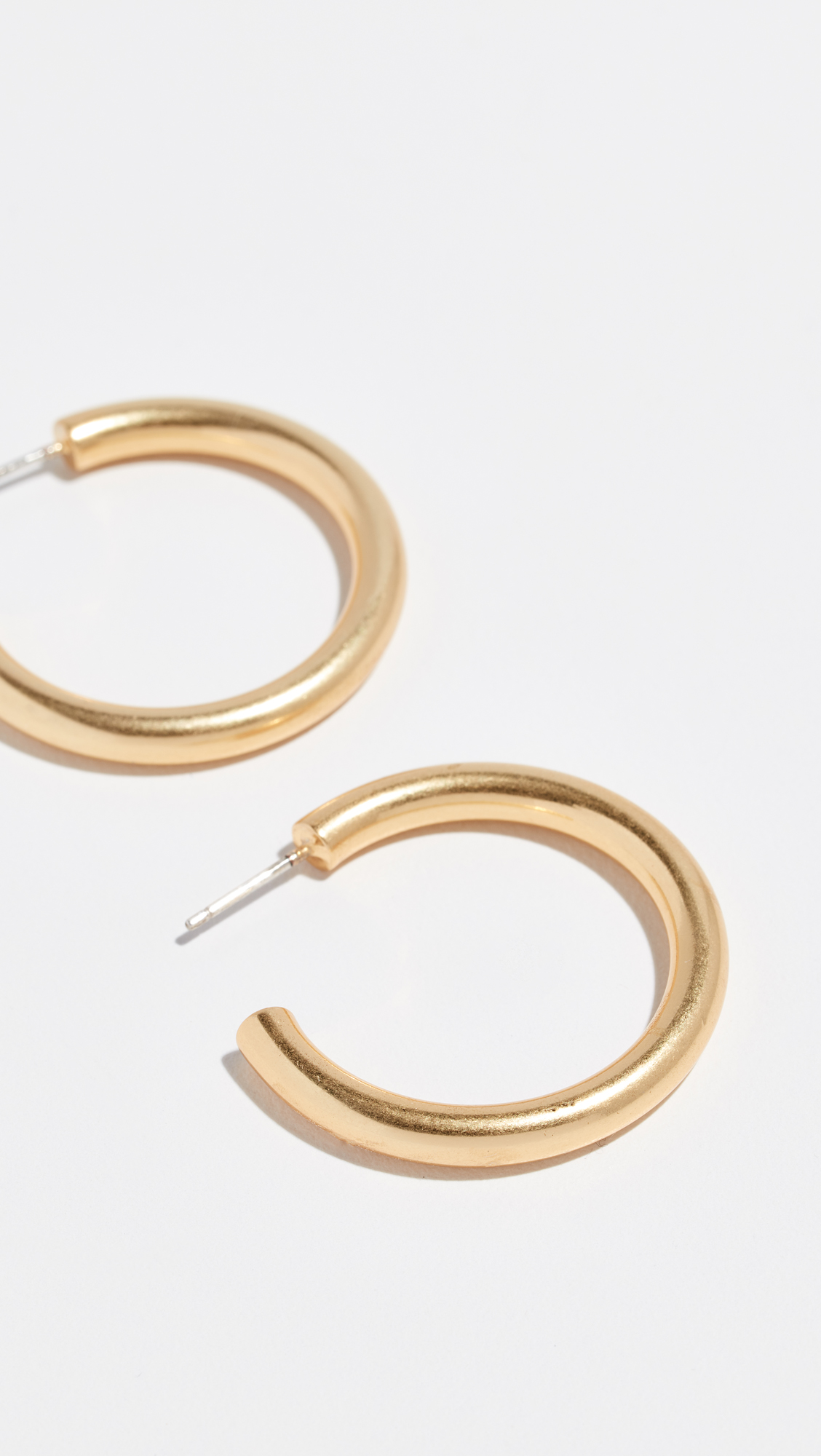 Madewell Chunky Medium Tube Hoop Earrings