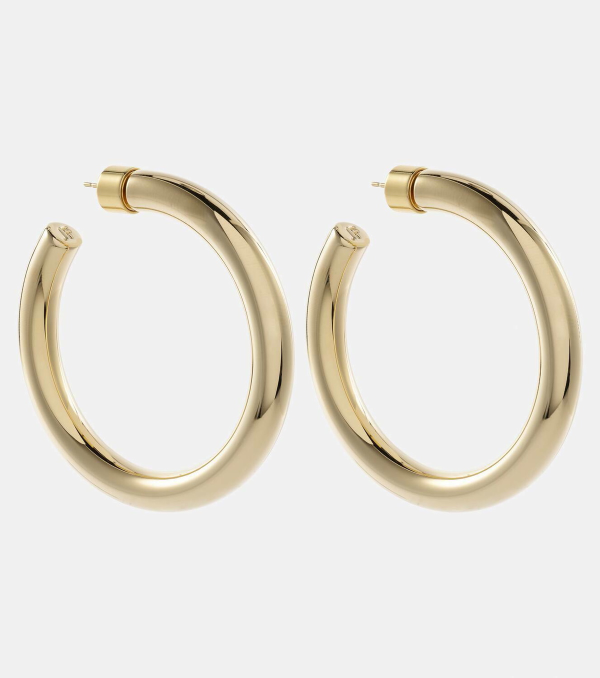 Jennifer Fisher Baby Samira Gold-Plated Brass Hoops