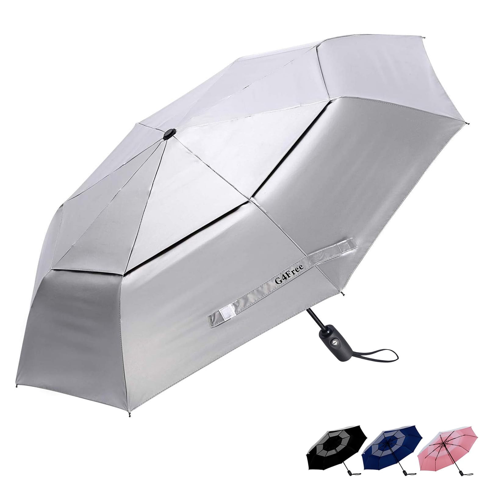 G4Free 42-Inch Compact Travel Sun Umbrella with UV Block
