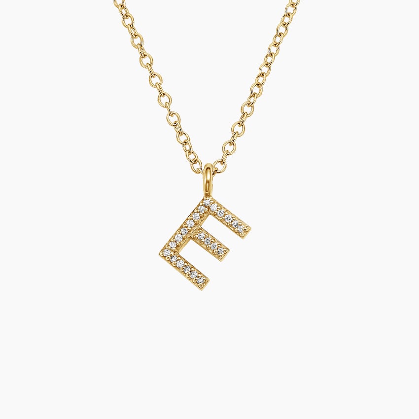Brilliant Earth Lab-Grown Diamond Initial Pendant